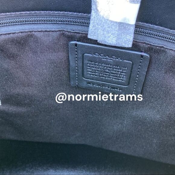 Authentic Coach City Tote In Signature Canvas With Halloween Graphic Bag Purse - Picture 6 of 6